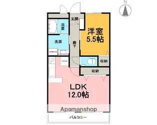 レアールソフィアA【305号室】の間取り
