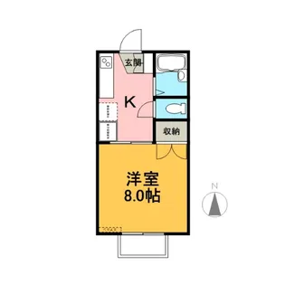 アネックスフジ【1階】の間取り