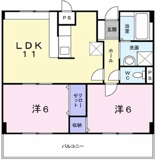 デーアアビターレ【3階】の間取り
