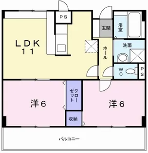 デーアアビターレ【3階】の間取り
