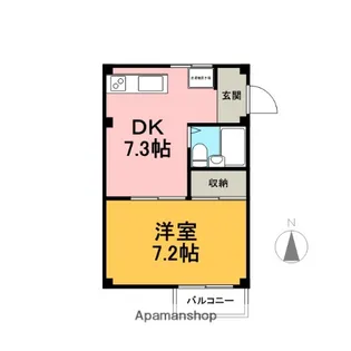 グランアヴニールWEST【3階】の間取り