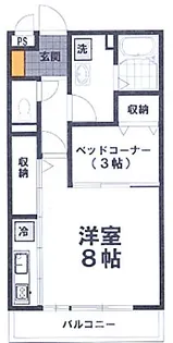 クレールTK【305号室】の間取り