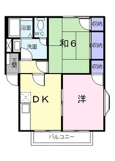 フラットYOU【2階】の間取り