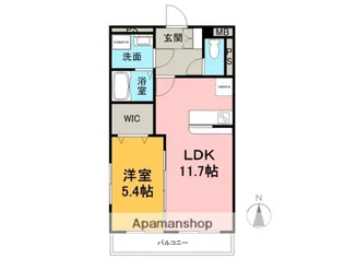 セレッソ ヴィエント【3階】の間取り