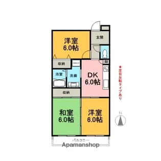 キャロットハウス神田町【2階】の間取り