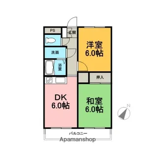 シズコーポ【1階】の間取り