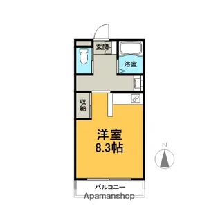 グローリアレジデンス【1階】の間取り