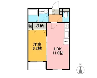 ソブリンハウス【3階】の間取り