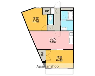 ヴィラメゾンNORIKA【202号室】の間取り