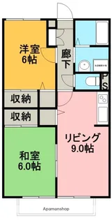 夢夢舎【102号室】の間取り