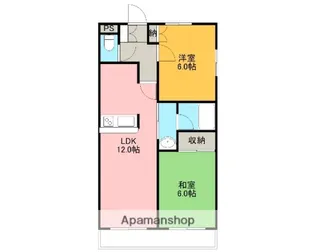 インペリアルハイツハル【1階】の間取り