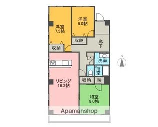 エスポワールM【3階】の間取り