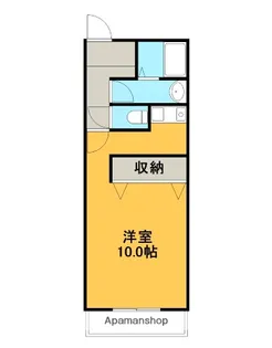 エスポワールM【3-F号室】の間取り