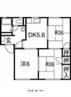 タウニー野村FG【1階】の間取り