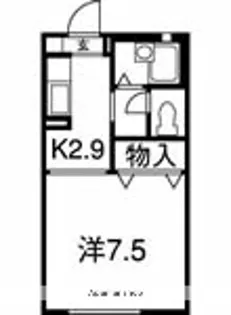 サーティンガーデンCD【D202号室】の間取り