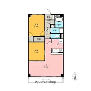 コート沼津【1階】の間取り