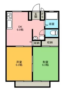 サンシティ菅沼【2階】の間取り