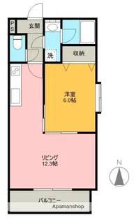 グランフィーノ【1階】の間取り