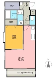 グランフィーノ【2階】の間取り