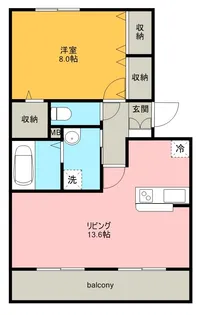 R ルミエール(アールルミエール)【3階】の間取り