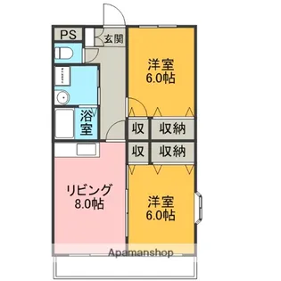 グランフォーレ日吉【2階】の間取り