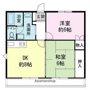ルマンS【2階】の間取り
