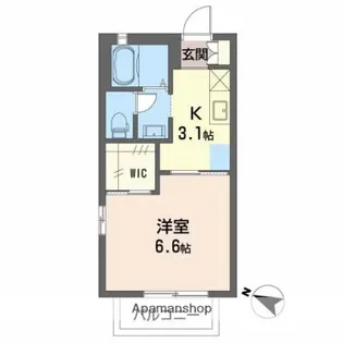 スウィートエンジェルⅡ【2階】の間取り