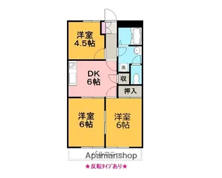 ストーンパレス【208号室】の間取り