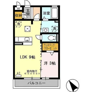 エスペランサ TAKI【1階】の間取り