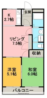 グランリード【1階】の間取り