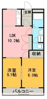 グランリード【3階】の間取り