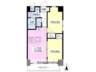 ブリーズ御殿場【3階】の間取り