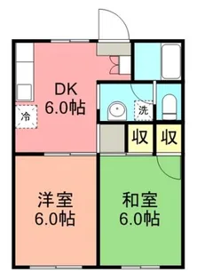 フジハイムⅡ【2階】の間取り