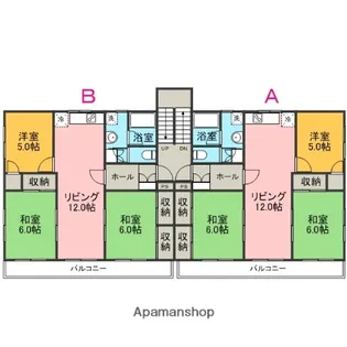 チェリオ若宮【2階】の間取り