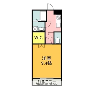 1Kの間取り画像