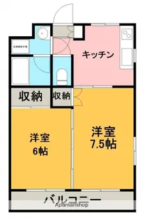 コーポ斉藤B【1階】の間取り