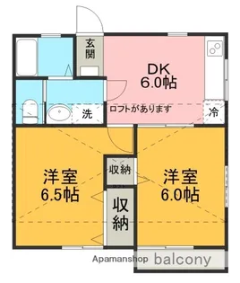 コーポ山本【2階】の間取り
