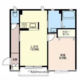 キャメロット【1階】の間取り