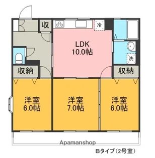 オーヴィラージュ【3階】の間取り