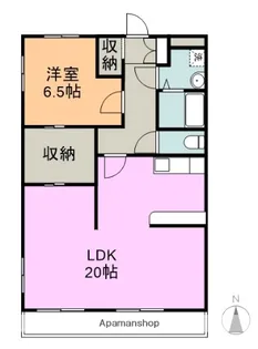 ストークハウス長泉A【4階】の間取り