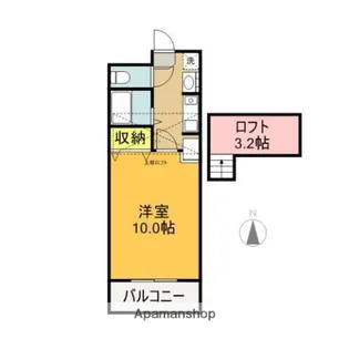 ビビットハイツ【4階】の間取り