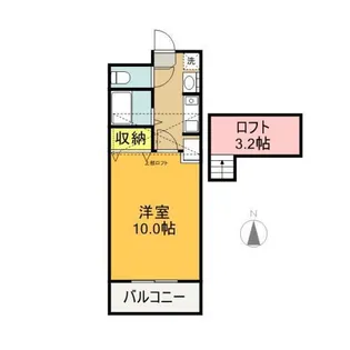 ビビットハイツ【4階】の間取り