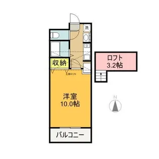 ビビットハイツ【4階】の間取り