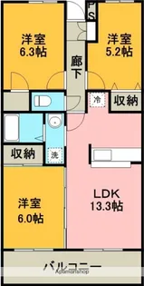 ベルドミール【1階】の間取り