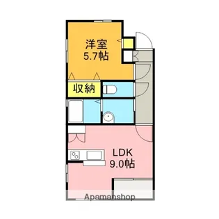 E−STマンション【1階】の間取り