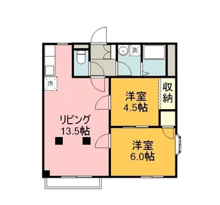 エルディム希望【201号室】の間取り