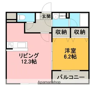 マイフェア裾野【4階】の間取り