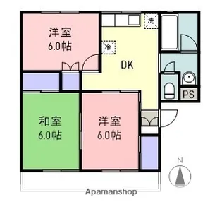 ヴェル アージュ ノゼ【2階】の間取り