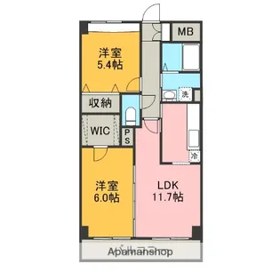 グラン・クリュ壱番館【1階】の間取り