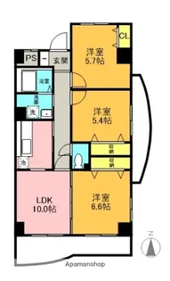 グラン・クリュ壱番館【1階】の間取り